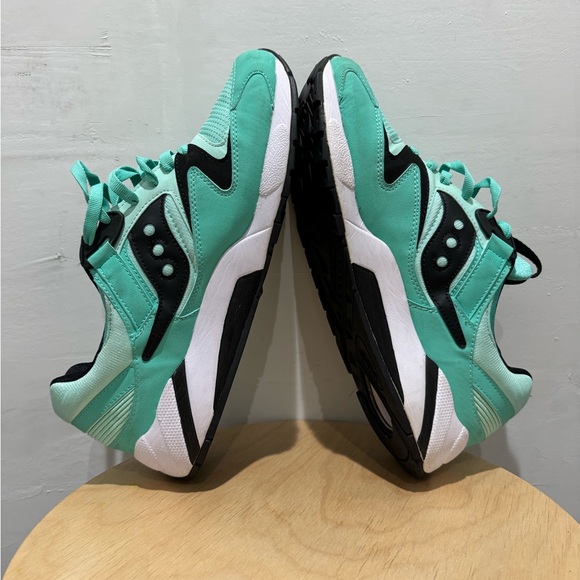 Saucony Grid 9000 Mint Black Men’s 12 (pre-loved) - Picture 7 of 8